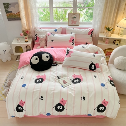 91家纺网 家纺一手货源 找家纺 （总）芊寻家居 2024新款全棉13372花卉系列四件套