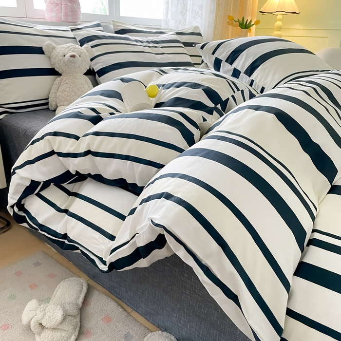 91家纺网 家纺一手货源 找家纺 芊寻家居 2024新款全棉13372花卉系列四件套 随意