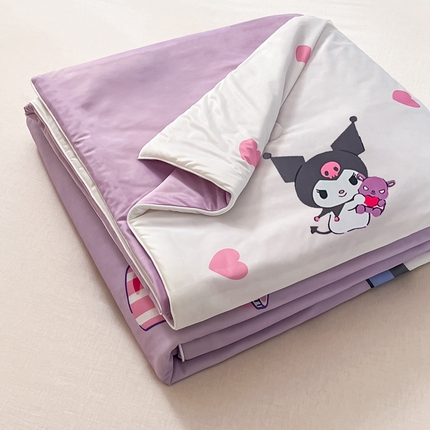 91家纺网 家纺一手货源 找家纺 （总）博雅 2024新款三丽鸥凉感丝凉席夏被套件