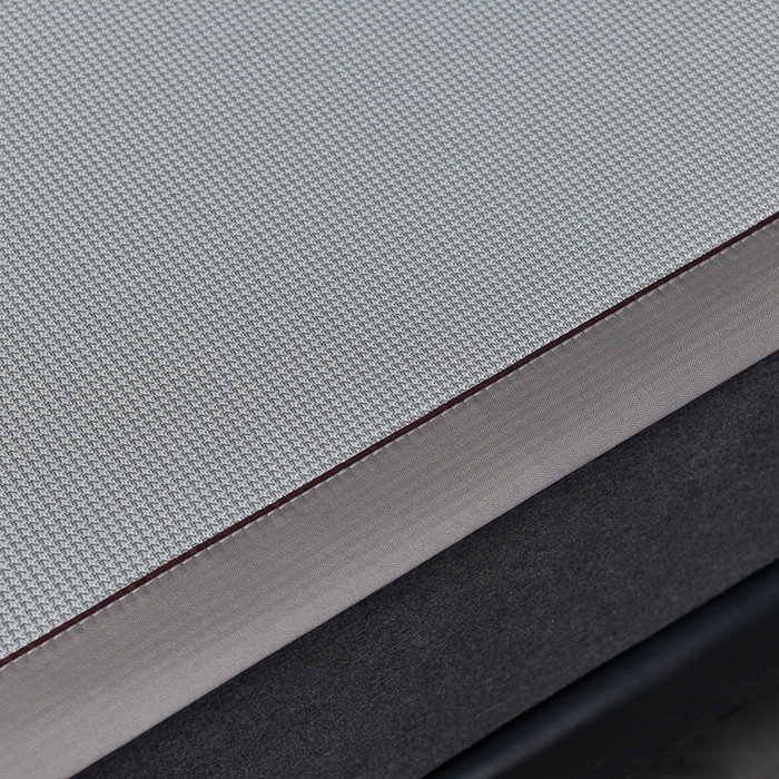 91家纺网 家纺一手货源 找家纺 简一 2024新款A类抗菌冰丝席--床单款 小千鸟格-经典抗菌席-灰