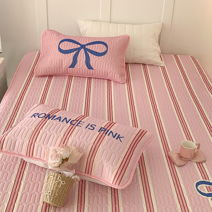 91家纺网 家纺一手货源 找家纺 昔可家纺 2024新款床笠款乳胶席 芭蕾少女蝴蝶结