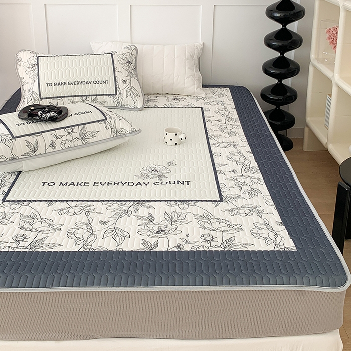 91家纺网 家纺一手货源 找家纺 昔可家纺 2024新款床笠款乳胶席 夏奈花园