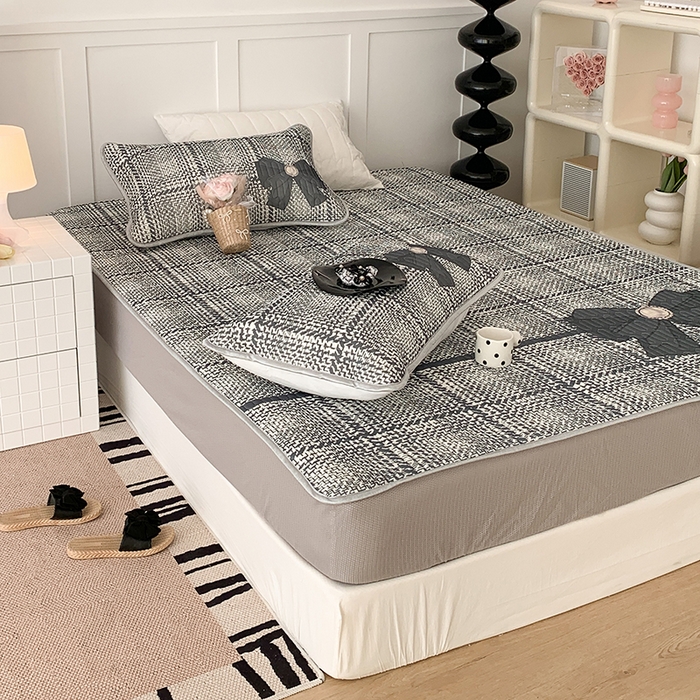 91家纺网 家纺一手货源 找家纺 昔可家纺 2024新款床笠款乳胶席 香香蝴蝶结