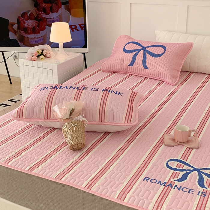 91家纺网 家纺一手货源 找家纺 昔可家纺 2024新款床笠款乳胶席 芭蕾少女蝴蝶结