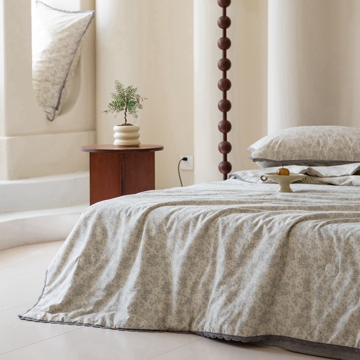 91家纺网 家纺一手货源 找家纺 梦依依 2025新款全棉大豆纤维被-风格二 枝上花