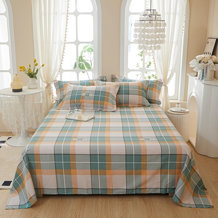 91家纺网 家纺一手货源 找家纺 （总）钰伶 2025新款全棉简约12868纯棉单床单