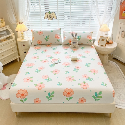 91家纺网 家纺一手货源 找家纺 （总）芃成 2024新款老粗布床笠款 总1