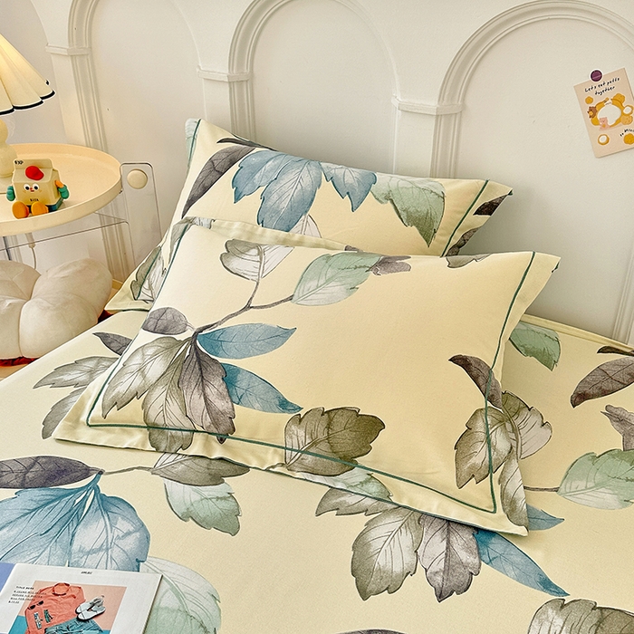 91家纺网 家纺一手货源 找家纺 卡普家居 2024新款全棉磨毛加厚四件套系列-单床单 水墨江南