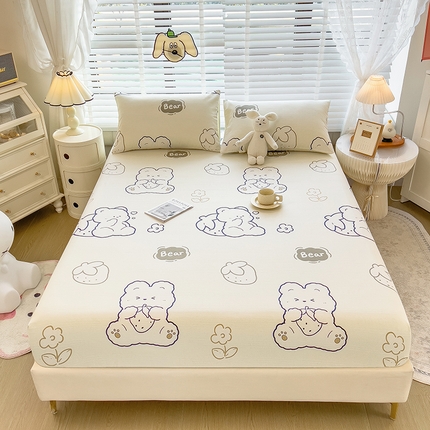 91家纺网 家纺一手货源 找家纺 （总）芃成 2024新款老粗布床笠款 总1