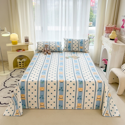 91家纺网 家纺一手货源 找家纺 （总）芃成家纺 2024新款老粗布床单款 总2