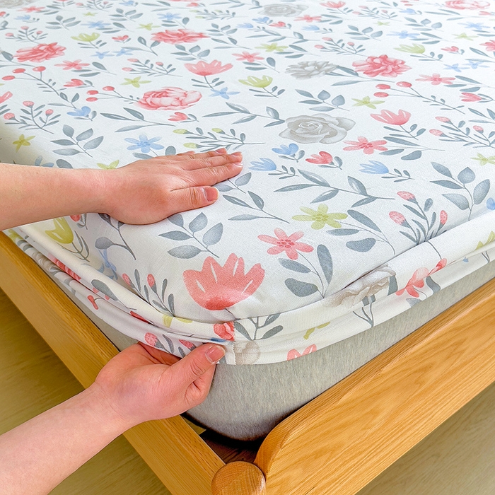 91家纺网 家纺一手货源 找家纺 芃成 2024新款老粗布床笠款 总1 曼莎