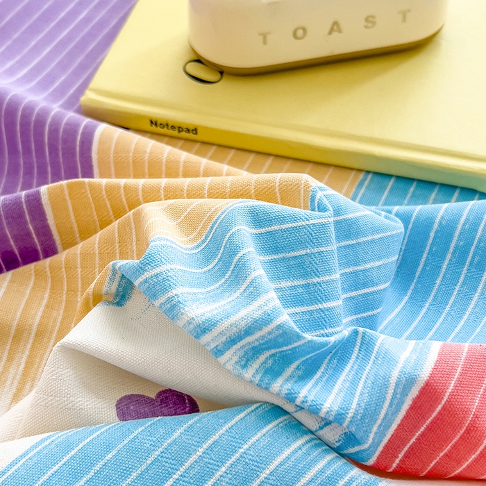 91家纺网 家纺一手货源 找家纺 芃成 2024新款老粗布床笠款 总1 快乐甜心