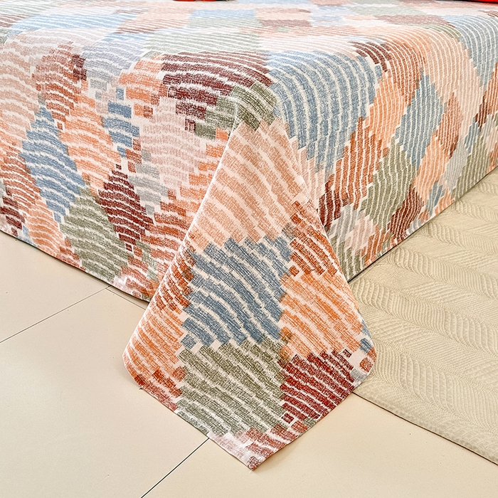 91家纺网 家纺一手货源 找家纺 卡普家居 2024新款全棉磨毛加厚四件套系列-单床单 贝加尔