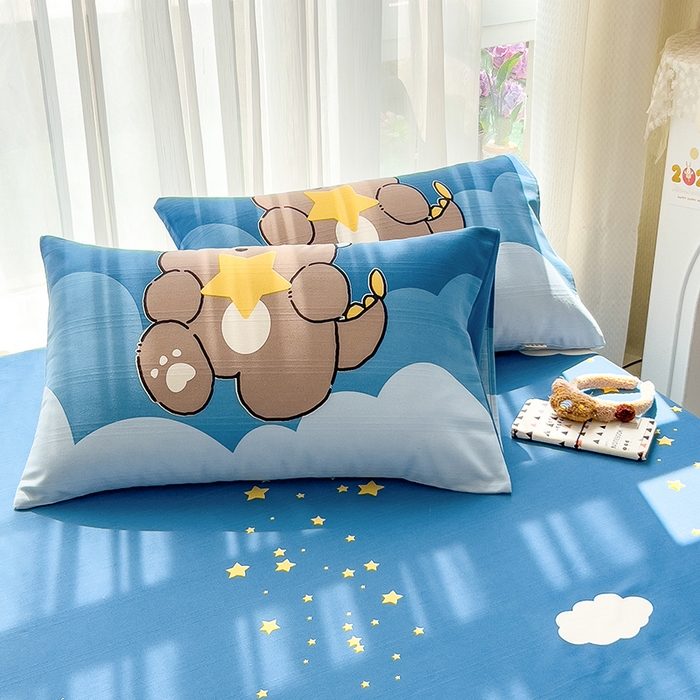 91家纺网 家纺一手货源 找家纺 芃成家纺 2024新款老粗布床单款 总2 星空猛兽