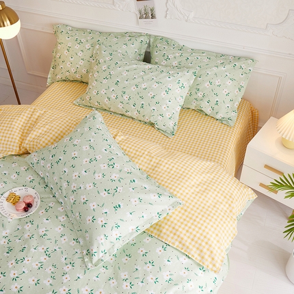 91家纺网 家纺一手货源 找家纺 （总）钰伶 简约全棉12868印花纯棉单枕套