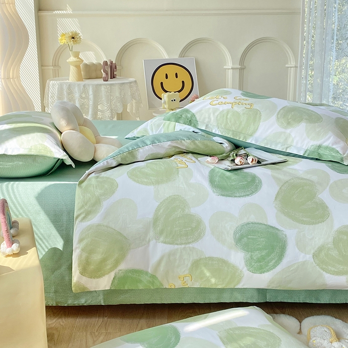 91家纺网 家纺一手货源 找家纺 珂博家纺 2024新款轻柔感全棉印花纯棉四件套绿野仙踪