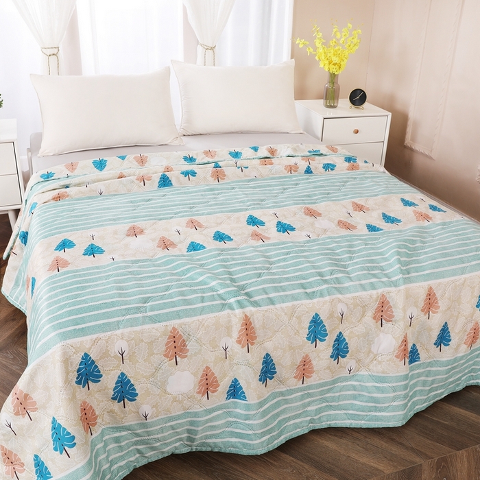 91家纺网 家纺一手货源 找家纺 钻石绒便宜夏被夏凉被空调被超声波压花礼品直播供应链引流爆款 四季花园