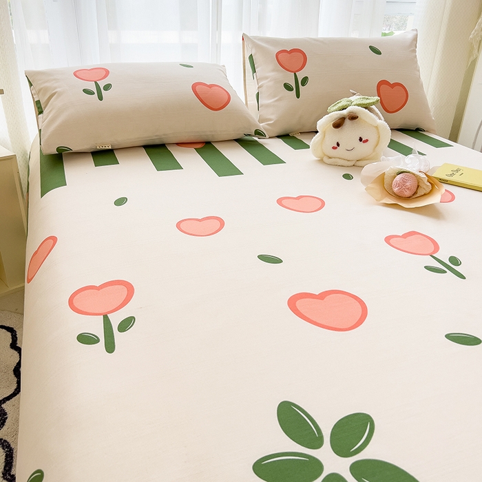 91家纺网 家纺一手货源 找家纺 芃成家纺 2024新款老粗布床单款 繁华里