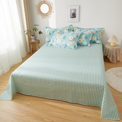 91家纺网 家纺一手货源 找家纺 （总）钰伶 2025新款全棉简约12868纯棉单床单