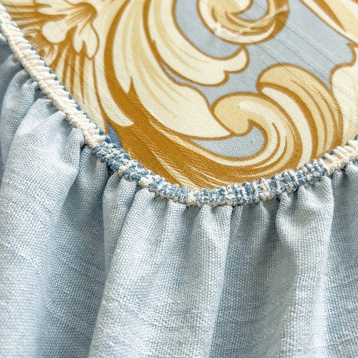 91家纺网 家纺一手货源 找家纺 芃成 2024新款老粗布床笠款 总1 春季物语