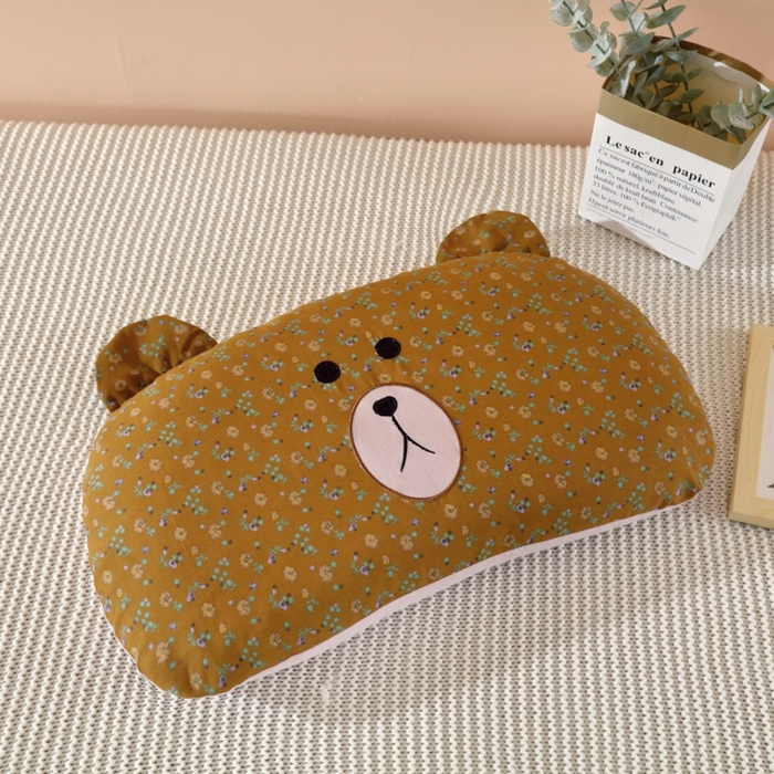 91家纺网 家纺一手货源 找家纺 （总）芯奇想 枕芯枕头2024新款全棉卡通荞麦枕-麦熊