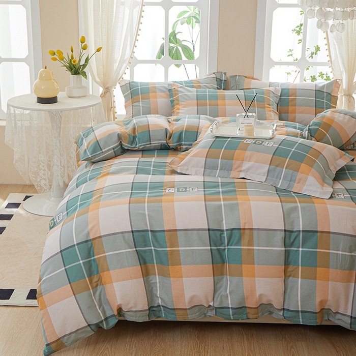 91家纺网 家纺一手货源 找家纺 钰伶 新款全棉简约12868印花纯棉四件套（预留6厘米缩水尺寸） 斯坦利