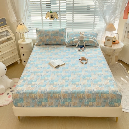 芃成 2024新款老粗布床笠款 总1 焕彩