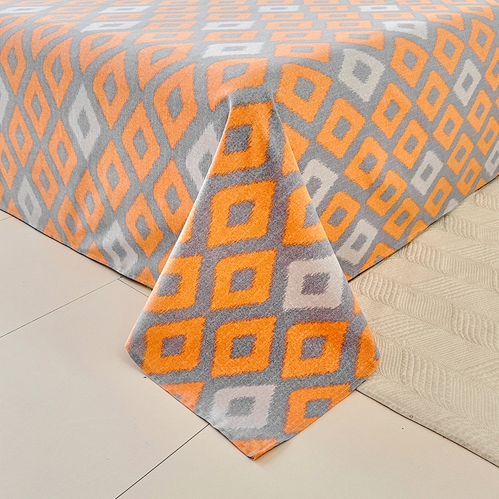 91家纺网 家纺一手货源 找家纺 卡普家居 2024新款全棉磨毛加厚四件套系列-单床单 伊格