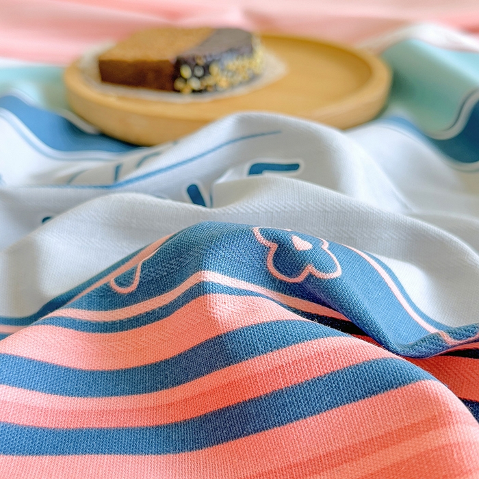 91家纺网 家纺一手货源 找家纺 芃成 2024新款老粗布床笠款 总2 怦然心动 桔