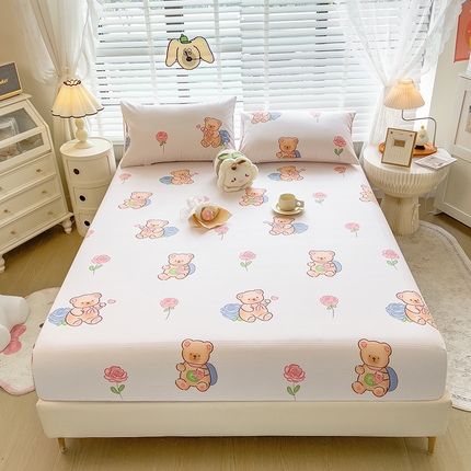 91家纺网 家纺一手货源 找家纺 （总）芃成 2024新款老粗布床笠款 总1