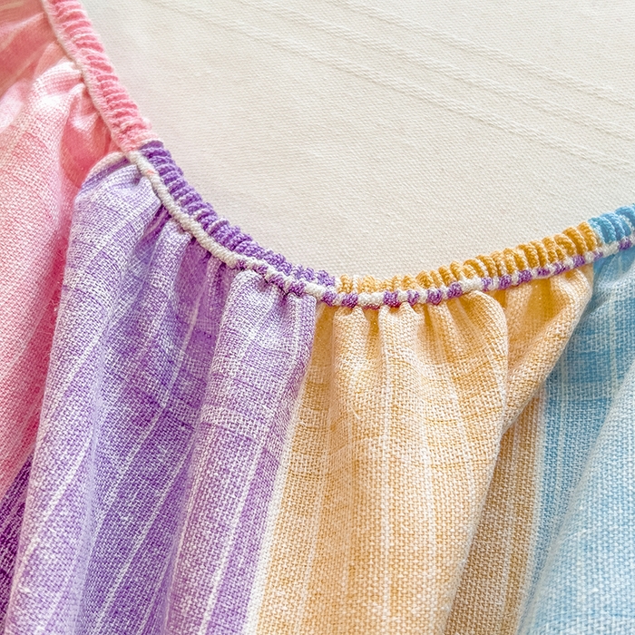 91家纺网 家纺一手货源 找家纺 芃成 2024新款老粗布床笠款 总1 快乐甜心