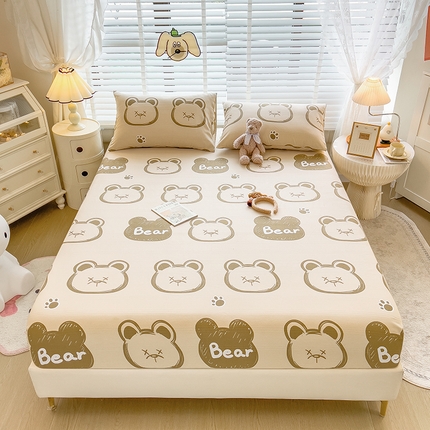 91家纺网 家纺一手货源 找家纺 （总）芃成 2024新款老粗布床笠款 总1