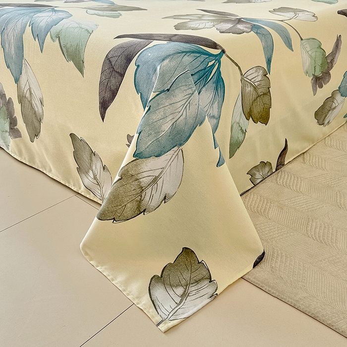 91家纺网 家纺一手货源 找家纺 卡普家居 2024新款全棉磨毛加厚四件套系列-单床单 水墨江南