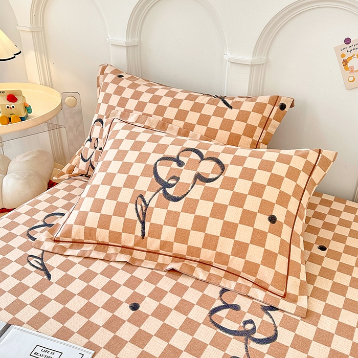 91家纺网 家纺一手货源 找家纺 卡普家居 2024新款全棉磨毛加厚四件套系列-单床单 南笙