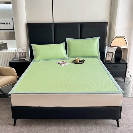 91家纺网 家纺一手货源 找家纺 （总）野马家纺 2025新款小冰块华芙格凉席