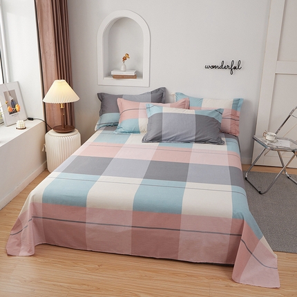 91家纺网 家纺一手货源 找家纺 （总）钰伶 2025新款全棉简约12868纯棉单床单