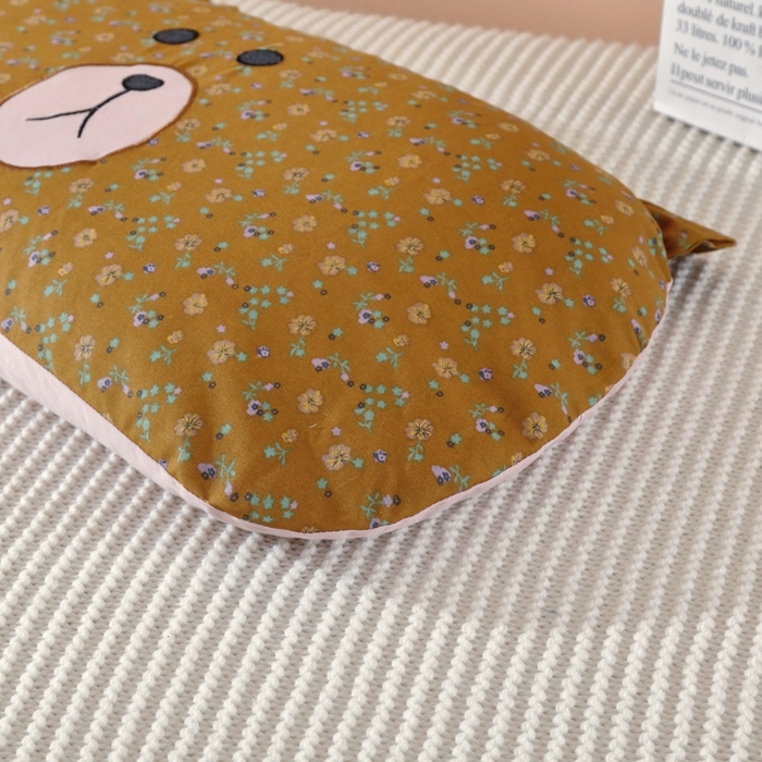 91家纺网 家纺一手货源 找家纺 （总）芯奇想 枕芯枕头2024新款全棉卡通荞麦枕-麦熊