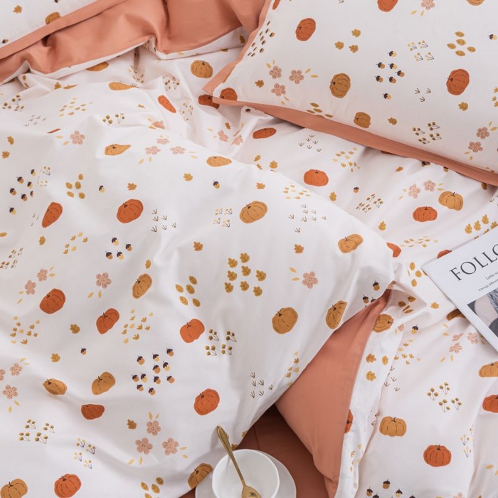 91家纺网 家纺一手货源 找家纺 优姿家纺 新款纯棉长绒棉小清新ins风印花四件套-系列一 11