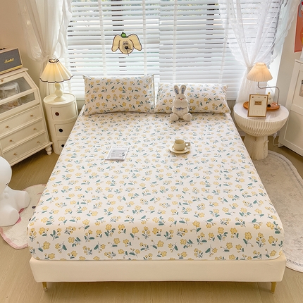 芃成 2024新款老粗布床笠款 总2 水漾