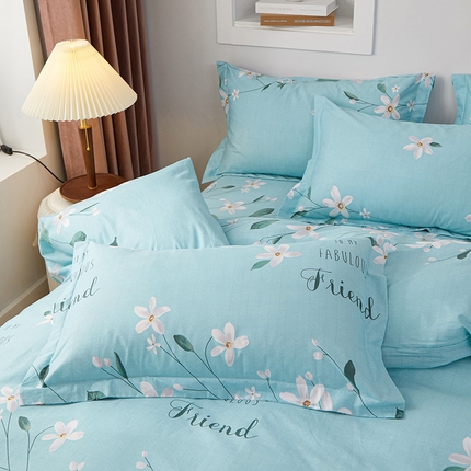 91家纺网 家纺一手货源 找家纺 （总）钰伶 简约全棉12868印花纯棉单枕套