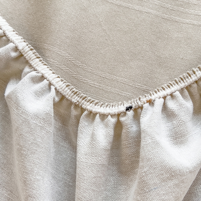 91家纺网 家纺一手货源 找家纺 芃成 2024新款老粗布床笠款 总1 灿烂星空-咖