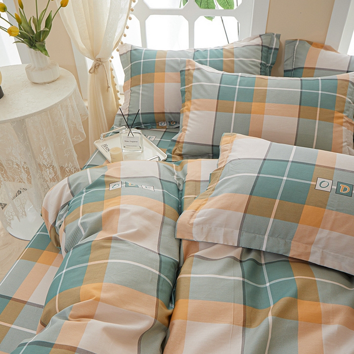 91家纺网 家纺一手货源 找家纺 钰伶 新款全棉简约12868印花纯棉四件套（预留6厘米缩水尺寸） 斯坦利