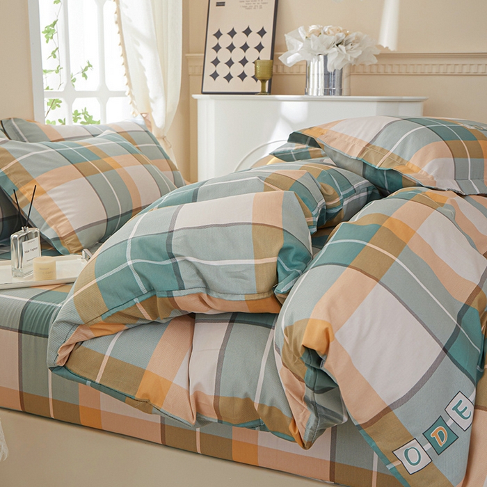 91家纺网 家纺一手货源 找家纺 钰伶 新款全棉简约12868印花纯棉四件套（预留6厘米缩水尺寸） 斯坦利