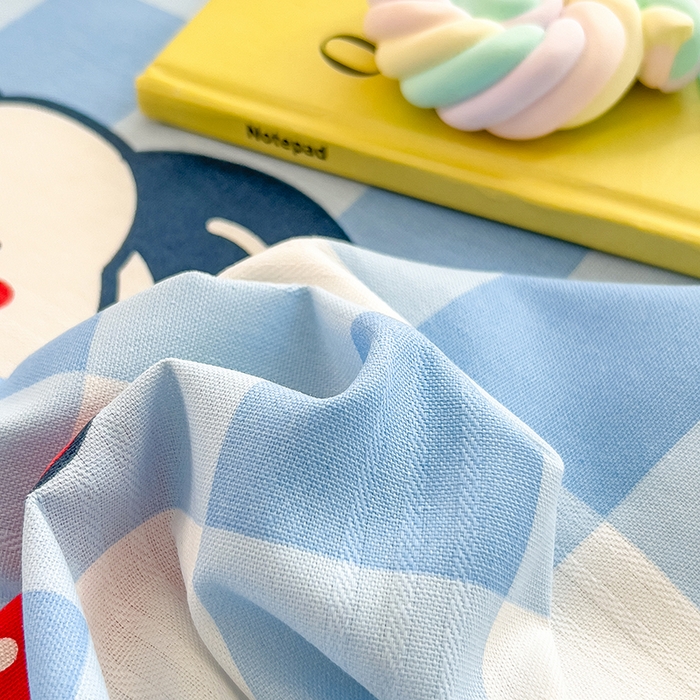 91家纺网 家纺一手货源 找家纺 芃成 2024新款老粗布床笠款 总1 布丁狗