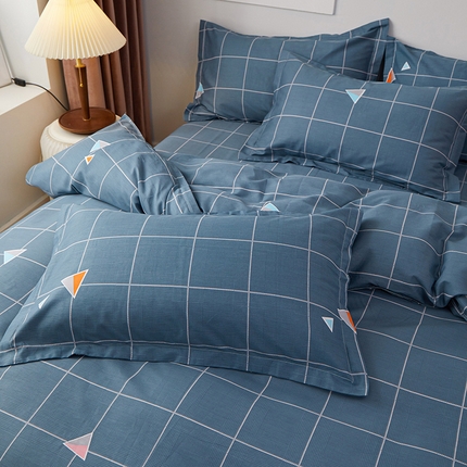 91家纺网 家纺一手货源 找家纺 （总）钰伶 简约全棉12868印花纯棉单枕套