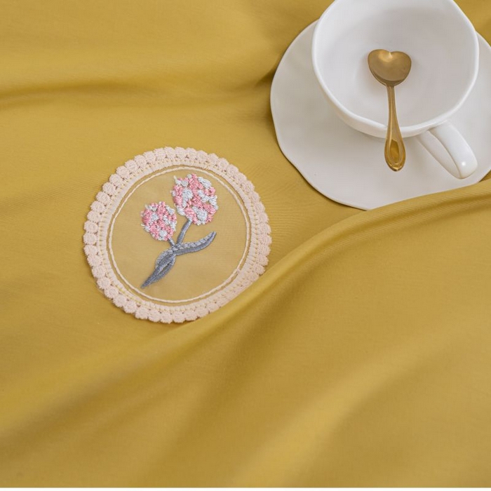 91家纺网 家纺一手货源 找家纺 优姿家纺 新款纯棉长绒棉小清新ins风印花四件套-系列一 朵朵兔