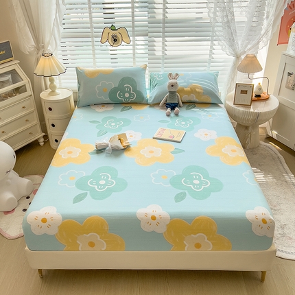 91家纺网 家纺一手货源 找家纺 （总）芃成 2024新款老粗布床笠款 总1