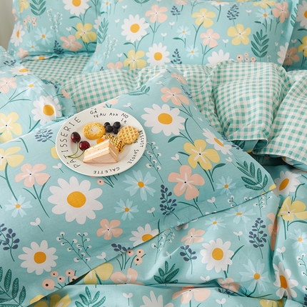 91家纺网 家纺一手货源 找家纺 （总）钰伶 简约全棉12868印花纯棉单枕套