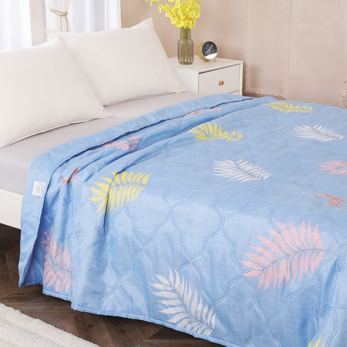 91家纺网 家纺一手货源 找家纺 钻石绒便宜夏被夏凉被空调被超声波压花礼品直播供应链引流爆款 小鹿