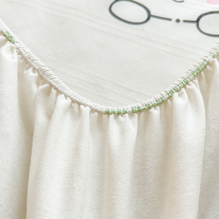 91家纺网 家纺一手货源 找家纺 芃成 2024新款老粗布床笠款 总1 狗狗乐园-绿